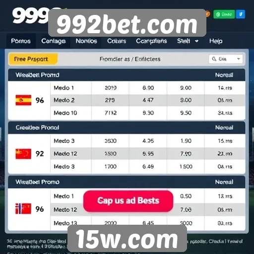 Promoções disponíveis para novos usuários no 992bet.com